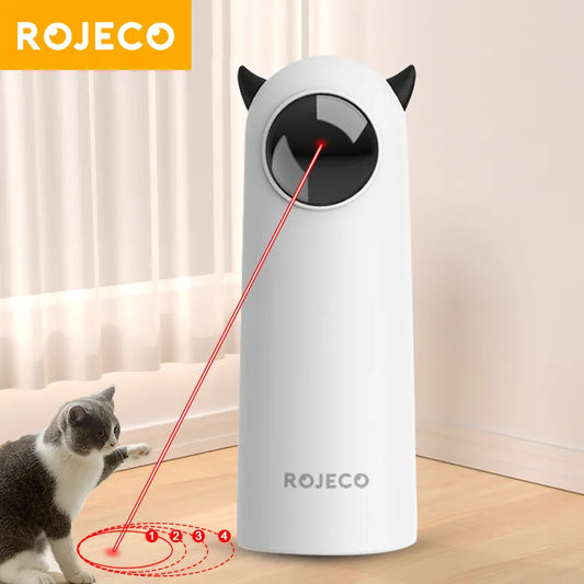 Interactive LED Cat Toy: ROJECO Auto Teaser for Dogs